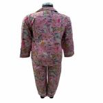 Unisex Piping Cotton Night Suit