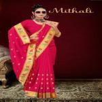 GOURISUT TEXTILE TREADY VICHITRA SILK SAREE