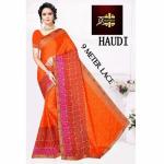 YASHO BHUMI Moss Saree (Haudi) Chiffon Saree