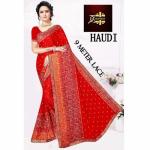 YASHO BHUMI Moss Saree (Haudi) Chiffon Saree