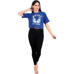 London Hills Women Tops || Crop Tops for Women || Tshirt for Women || Women Tshirt top || LH_CROP_TOP_BESTIES_165_BLUE_