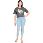 London Hills Women Tops || Crop Tops for Women || Tshirt for Women || Women Tshirt top ||  LH_CROP_TOP_EAGLE_166_GREY_