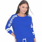 London Hills Full Sleeve Women Oval Neck Tshit | Women Regular fit Tshirt | Round Neck Women Printed t Shirt|| LH_GIRL_REVOLUTION_BLUE_152