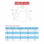 London Hills Full Sleeve Women Oval Neck Tshit | Women Regular fit Tshirt | Round Neck Women Printed t Shirt|| LH_GIRL_REVOLUTION_BLUE_152