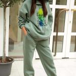 London Hills Sweatshirts For Women Stylish Winter |Fleece Hoodie For Women ||  LH_OS_HOOD_WOMEN_GREEN_49_