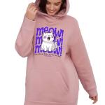 London Hills Sweatshirts For Women Stylish Winter | Stylish Fleece Hoodie For Women‎ LH_OS_HOOD_WOMEN_PINK_48_