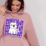 London Hills Sweatshirts For Women Stylish Winter | Stylish Fleece Hoodie For Women‎ LH_OS_HOOD_WOMEN_PINK_48_