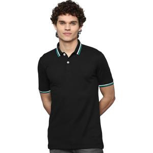 London Hills Men Cotton Regular Fit Half Sleeve Polo Neck T-Shirt || LH_POLO_T_HS_BLACK_BLUE_909