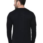 London Hills Men's Regular Fit T-Shirt || T_502_BLACK_F_R_3BTN