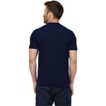 London Hills Men's Regular Fit Signature Slogan Printed Navy T-Shirt