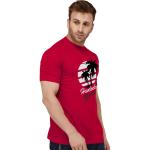 London Hills Men's Regular Fit Havaloc Beach Slogan Printed T-Shirt