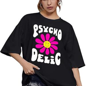 London Hills Women's Casual Printed Round Neck || Phycho Women T-Shirt