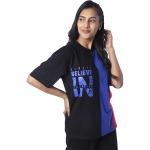 London Hills Women's Regular Fit T-Shirt||  LH_WOMEN_BELIEVE_MULTICOLOR_161_