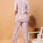 London Hills Women Printed Kurta with Pant || Women Kurta Set || Plazo Kurti Set for Women ||‎ LH_WOMEN_CORDSET_1514_PURPLE_