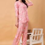 London Hills Women Printed Kurta with Pant || Women Kurta Set || Plazo Kurti Set for Women || LH_WOMEN_CORDSET_1515_PINK_