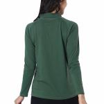 London Hills Women Tshirt Full Sleeve Zipper Tshirt for Women t-Shirt for Women Full Sleeves || WOMEN_ZIPPER_GREEN_158