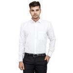 BALESHWAR Men's Formal Shirt | Slim Fit | Spread Collar Shirt | Regular & Casual Wear (Shirts-White)