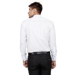 BALESHWAR Men's Formal Shirt | Slim Fit | Spread Collar Shirt | Regular & Casual Wear (Shirts-White)