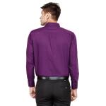 BALESHWAR Men's Formal Shirt | Slim Fit | Spread Collar Shirt | Regular & Casual Wear (Shirts-Purple)