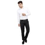 BALESHWAR Men's Formal Shirt | Slim Fit | Spread Collar Shirt | Regular & Casual Wear (Shirts-White)