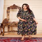 Women Floral Print Cotton Blend Anarkali Kurta