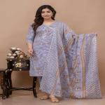 Kurti with pant and dupatta