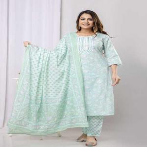 Kurti with pant and dupatta