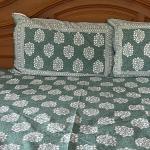 Rajasthani printed Double Bedsheet set with 2 pillow cover