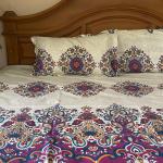 Rajasthani Printed Double Bed sheet set with two pillows