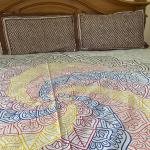 Rajasthani Printed Double Bed sheet set with two pillows