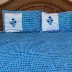 Rajasthani Printed Double Bed sheet set with two pillows