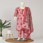 Cotton Kurti Pant Dupatta Set