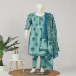 Cotton Kurti Pant Dupatta Set