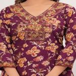 Cotton Kurti Pant Dupatta Set